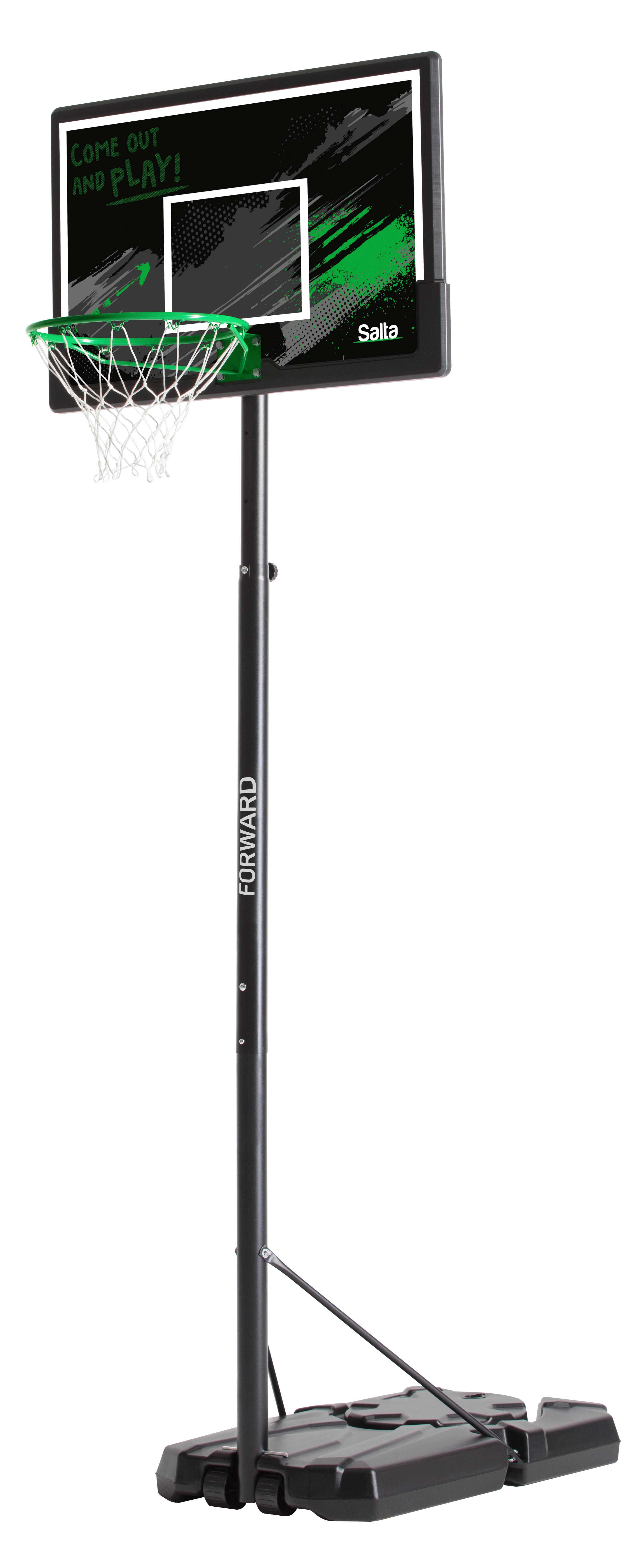 Basketballständer Salta Grün/Schwarz - Schwarz/Grün, KONVENTIONELL, Kunststoff/Metall (110/287-362/175cm) - Salta