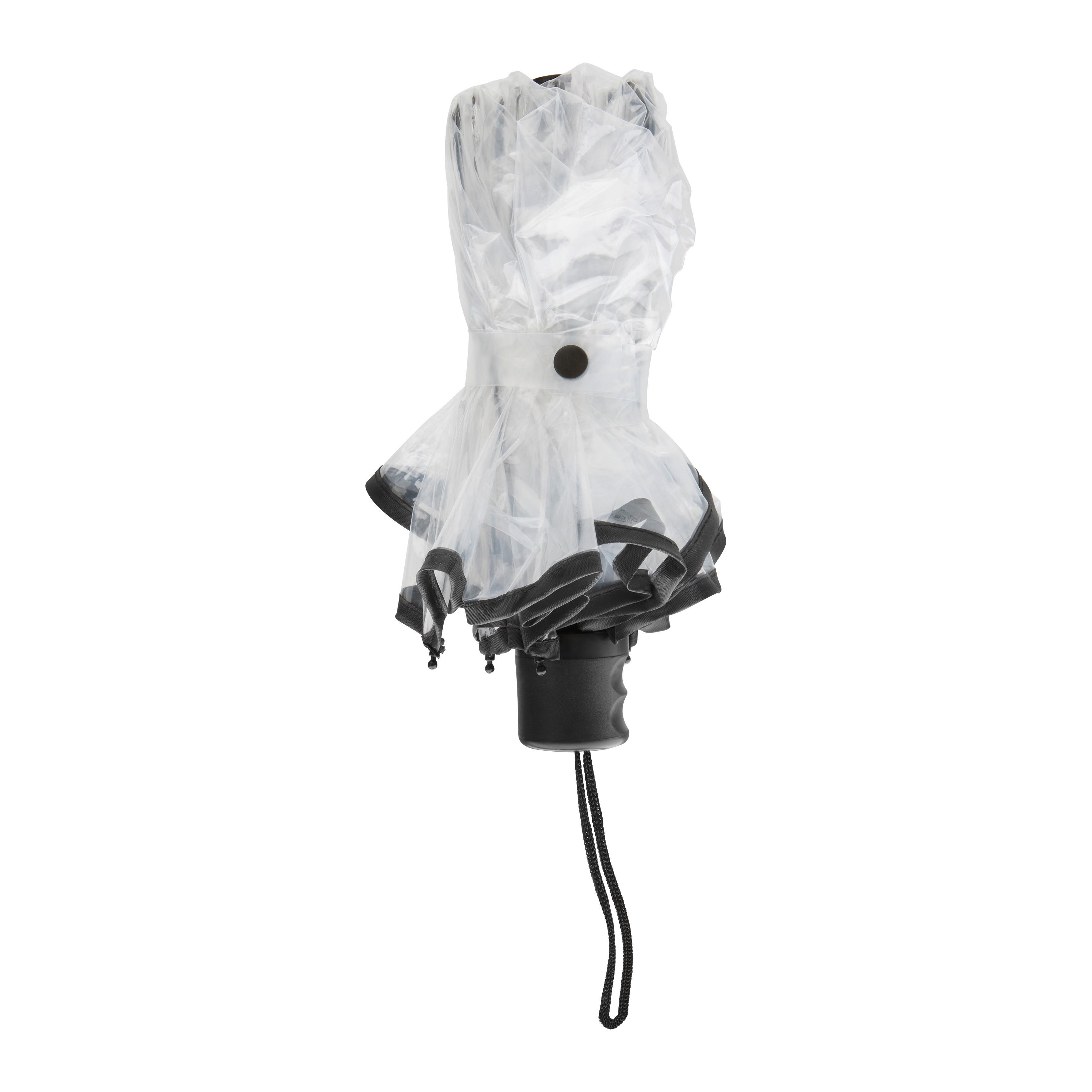 PARAPLY LIVIA - S -EXT- - svart/transparent, Modern, metall/plast (98cm) - Mömax