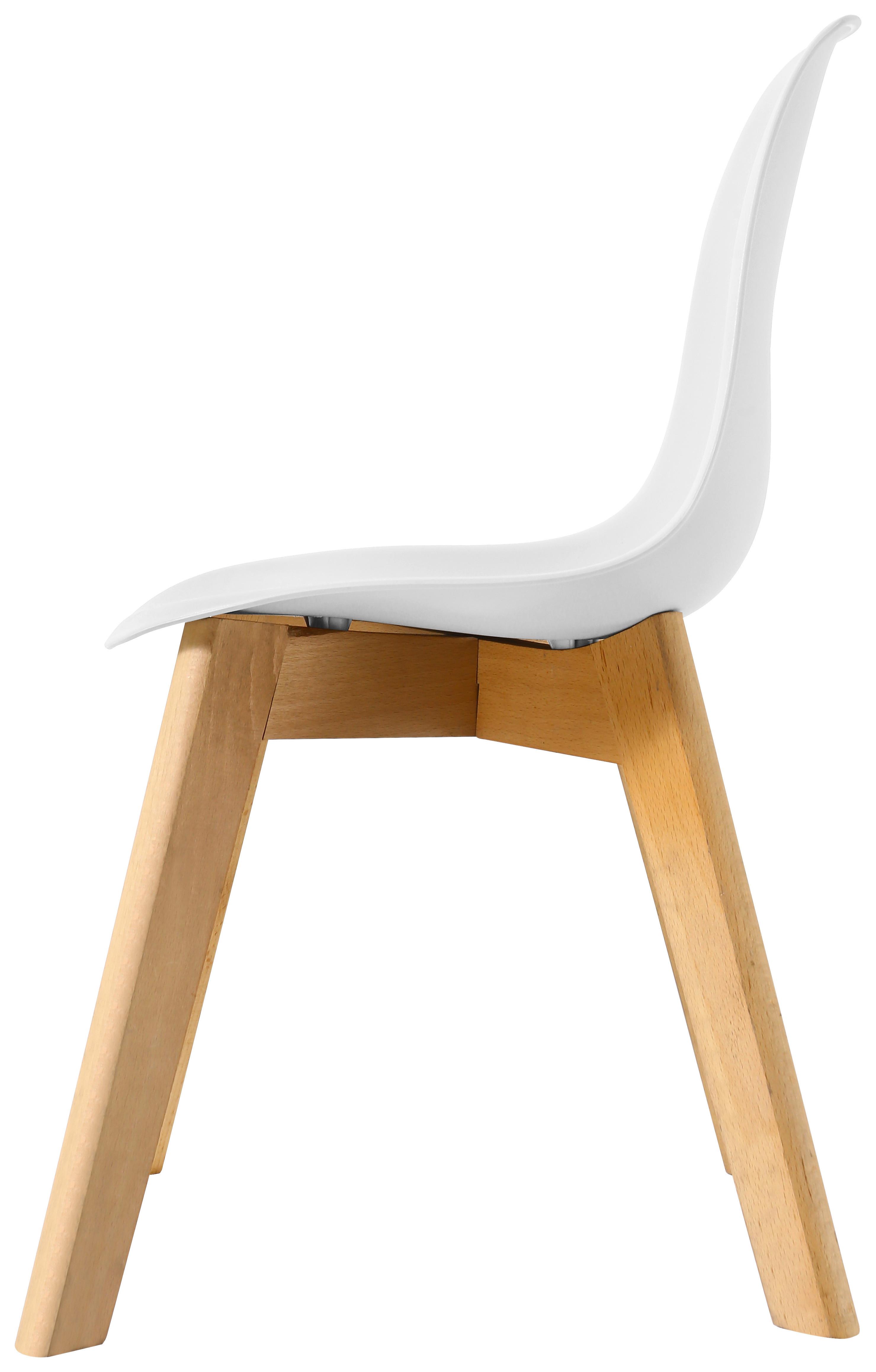 BARNSTOL STEVE -BASED- - vit, Modern, trä/plast (32/57/32cm) - Based