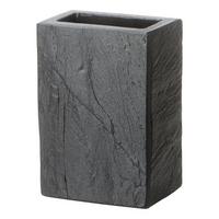 Zahnbürstenhalter Loki in Anthrazit - Anthrazit, Naturmaterialien (7,5/11/5cm)