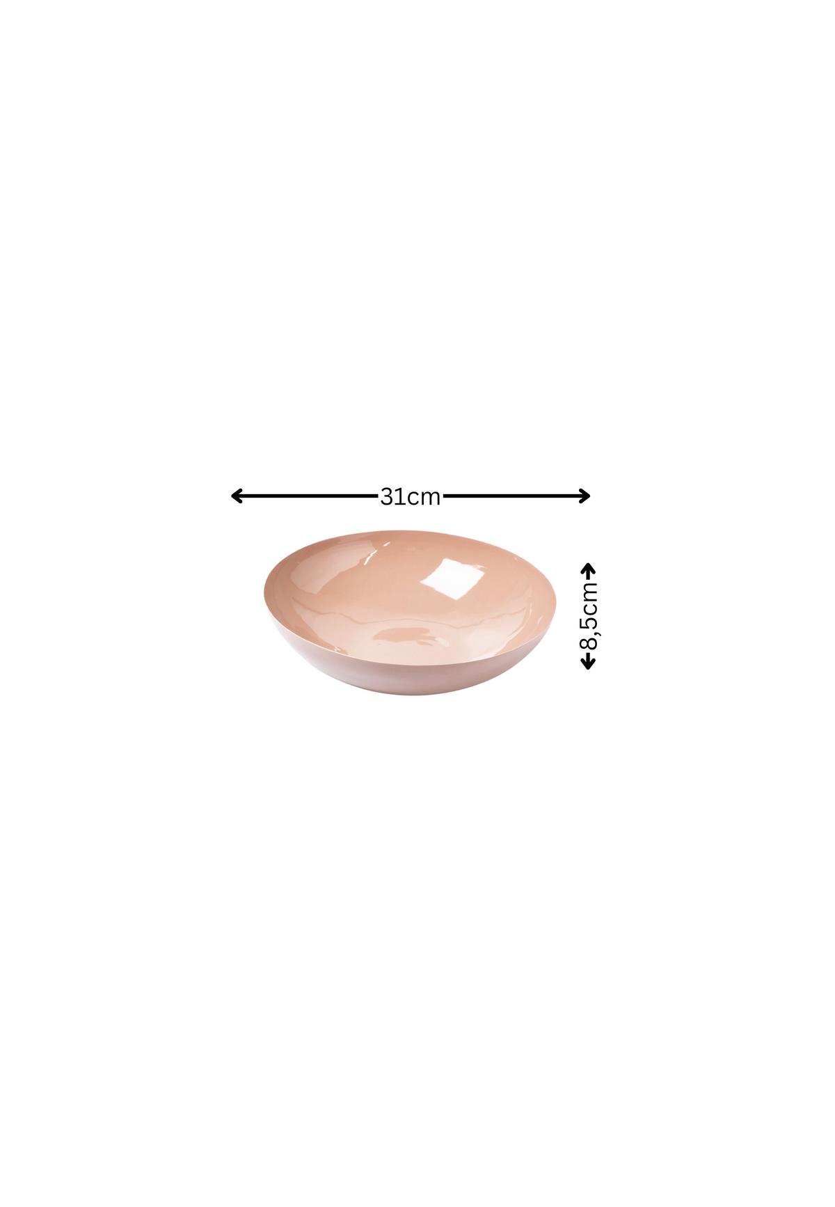 Schale Naledi Metal Hellrosa - Hellrosa, Basics, Metall (31/8,5cm) - FYNCH-HATTON