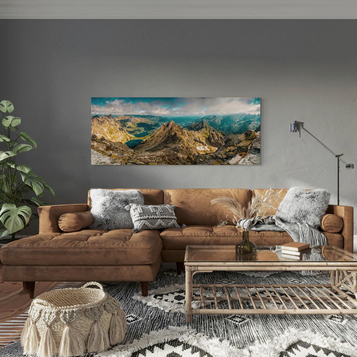 Leinwandbild CA-18600 Multicolor ca. 150x60cm - Multicolor, Basics, Holz/Textil (150/60cm)