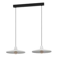 Hängeleuchte 900834_miniere - Schwarz/Grau, Design, Metall (99,5/42/110cm) - Eglo
