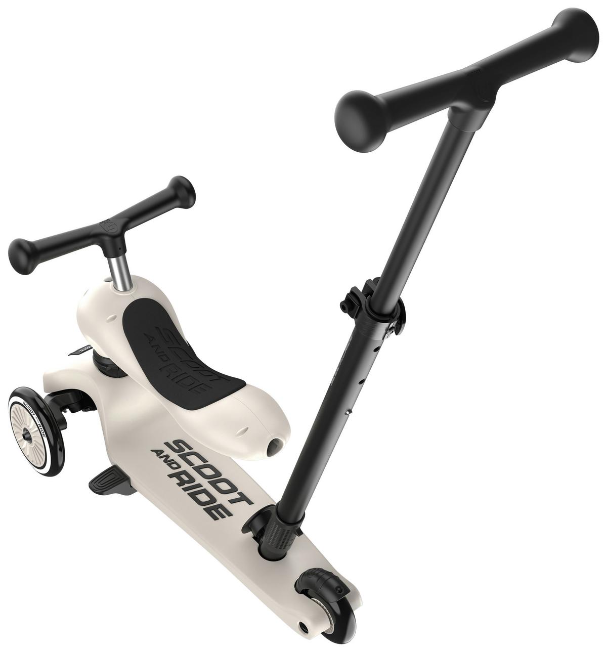 HULAJNOGA DLA DZIECI HIGHWAYKICK 1 PUSH&GO - jasnoszary, Trend, tworzywo sztuczne (3,1kg) - Scoot and Ride