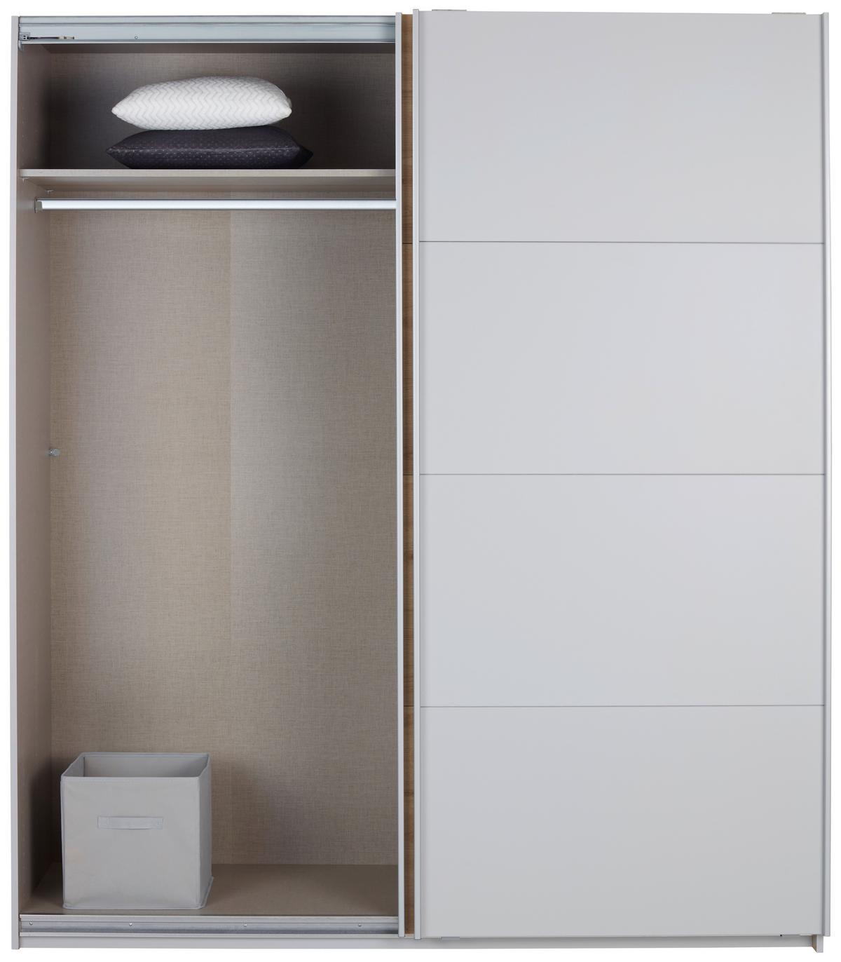 DULAP FELDKIRCH - culoare lemn stejar/gri, Modern, material pe bază de lemn (271/229/62cm)