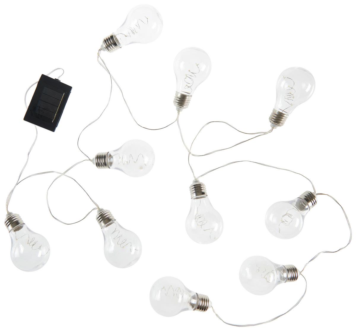 LAMPA SOLARNA KARL - czarny/przezroczysty, Lifestyle, tworzywo sztuczne/metal (380cm) - Ambia Garden