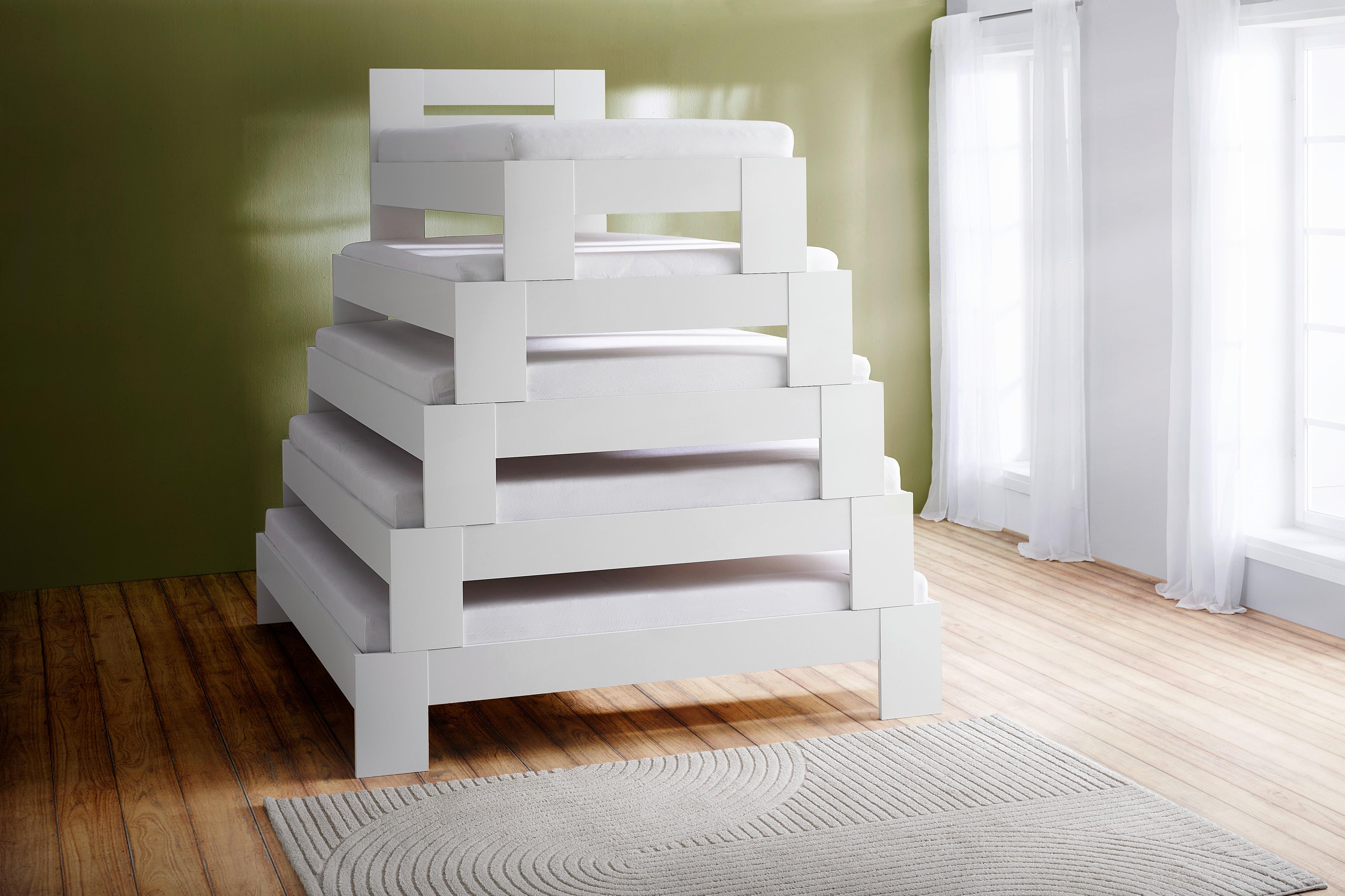 SÄNG MADRID -TOP- - vit, Modern, trä (120/200cm) - Mömax