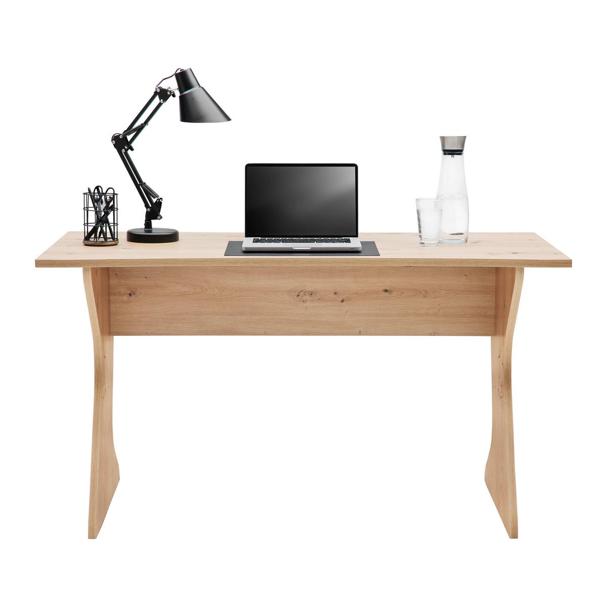 Schreibtisch Utapau in Eiche Artisan - Eiche Artisan, Modern, Holzwerkstoff (140/76,2/65cm) - Mömax