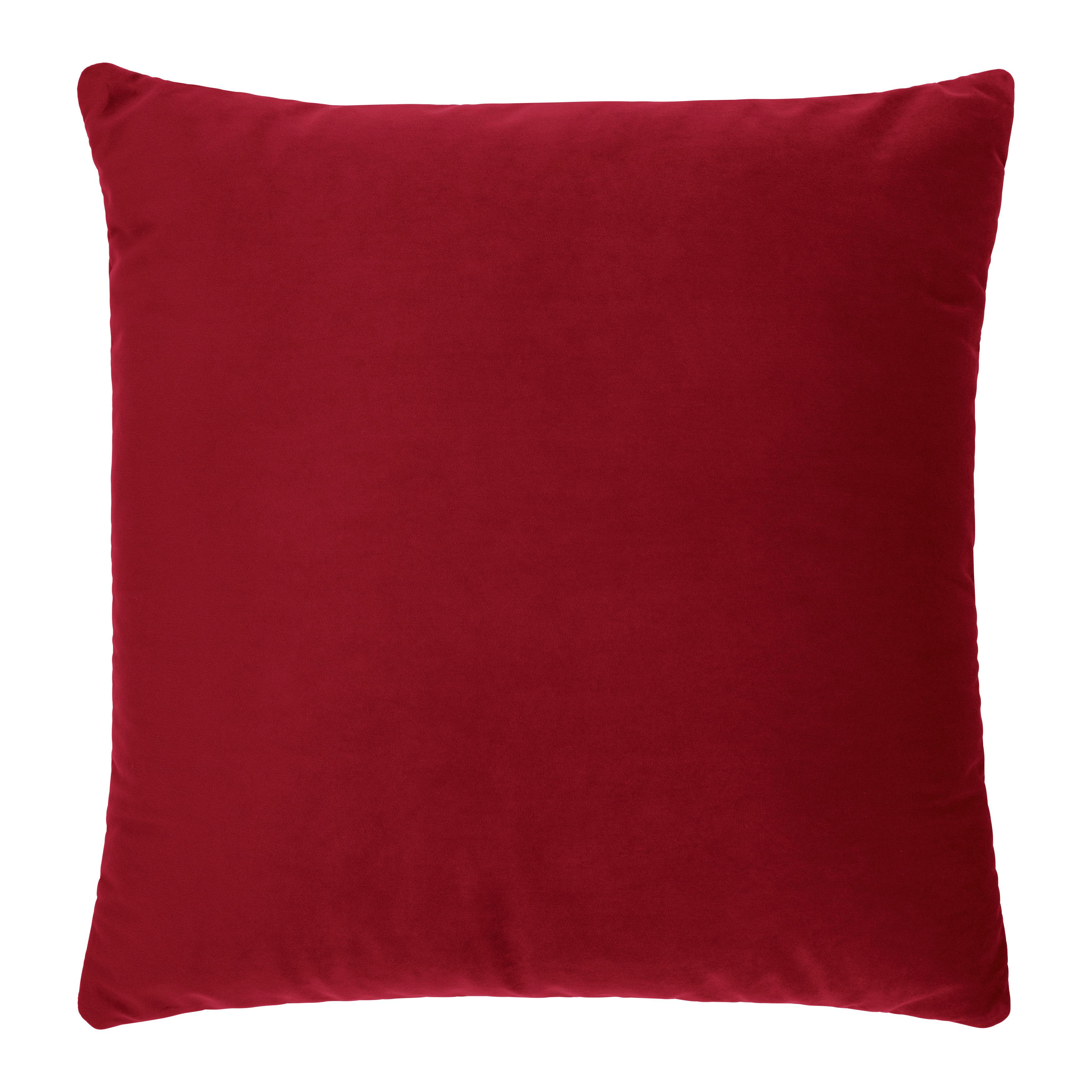 Sofakissen Trendy Rot ca. 55x55cm - Rot, MODERN, Textil (55/55cm) - Premium Living