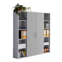 AKTENSCHRANK OFFICE EDITION - SW SET 3 - Hellgrau, MODERN, Holzwerkstoff (172,6/185,6/33cm) - MID.YOU