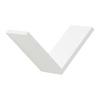 VÄGGHYLLPLAN ALI -SB- - vit, Modern, trämaterial (25/25/15cm) - Mömax
