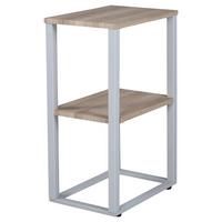 NACHTTISCH RISE - Grau, Design, Holz/Metall (30/70/45cm) - Livetastic