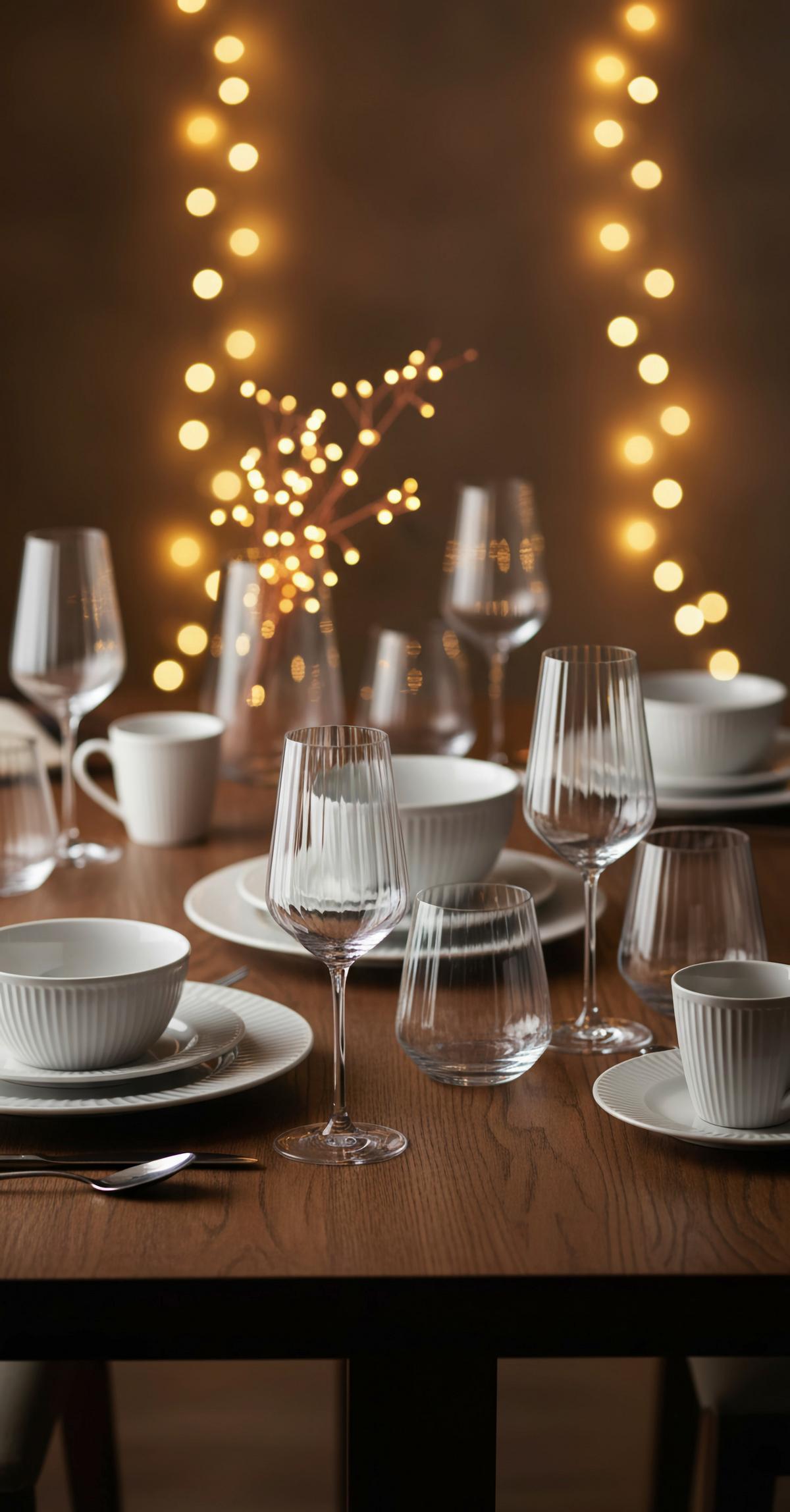 SERWIS OBIADOWO-ŚNIADANIOWY NELE - biały, Konventionell, ceramika - Landscape