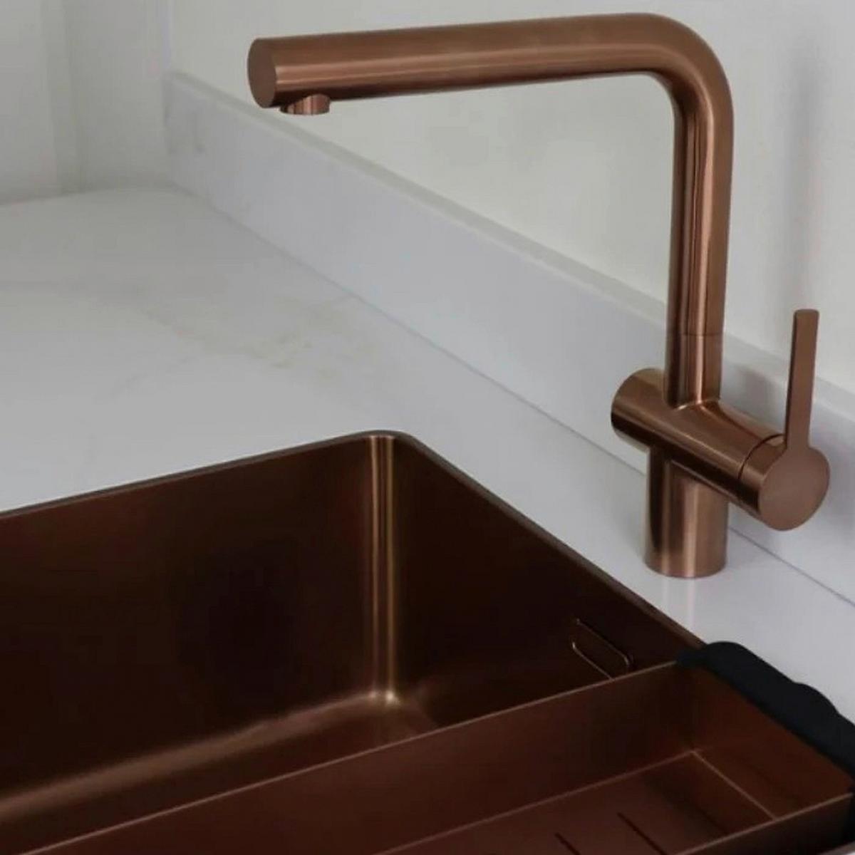 Küchenarmatur 113520781 Kupferfarben - Kupferfarben, MODERN, Metall (31,1cm)