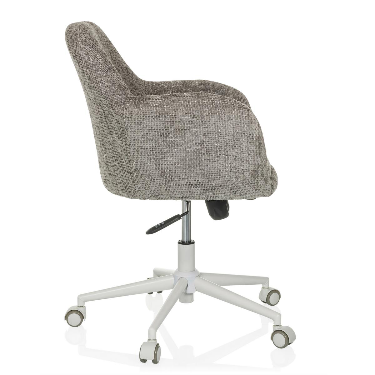 Drehstuhl Solao Home Grau - Weiß/Grau, MODERN, Kunststoff/Textil (58/78/60cm) - MID.YOU