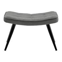 Taburet GUNVOR - gri, Modern, lemn/metal (59,5/39/40cm) - Mömax