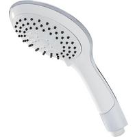 Handbrause Broadway Chromfarben/Weiß - Chromfarben/Weiß, Kunststoff (12/3,5/26cm) - Schütte