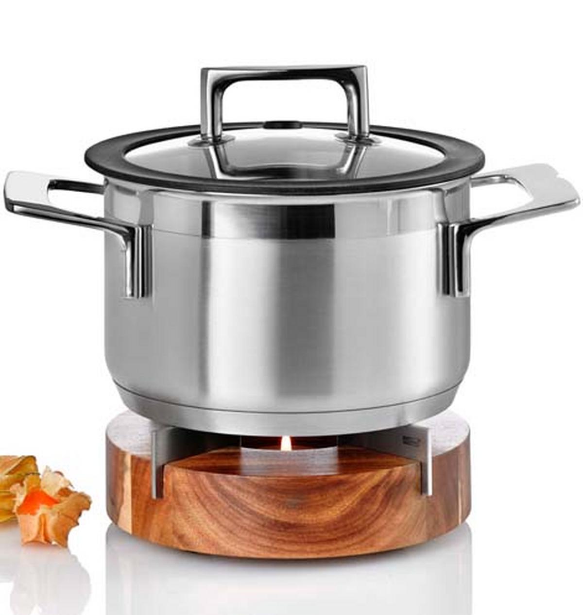 PODGRZEWACZ TK51 - kolor akacjowy, Design, metal/drewno (16/5,5cm) - AdHoc