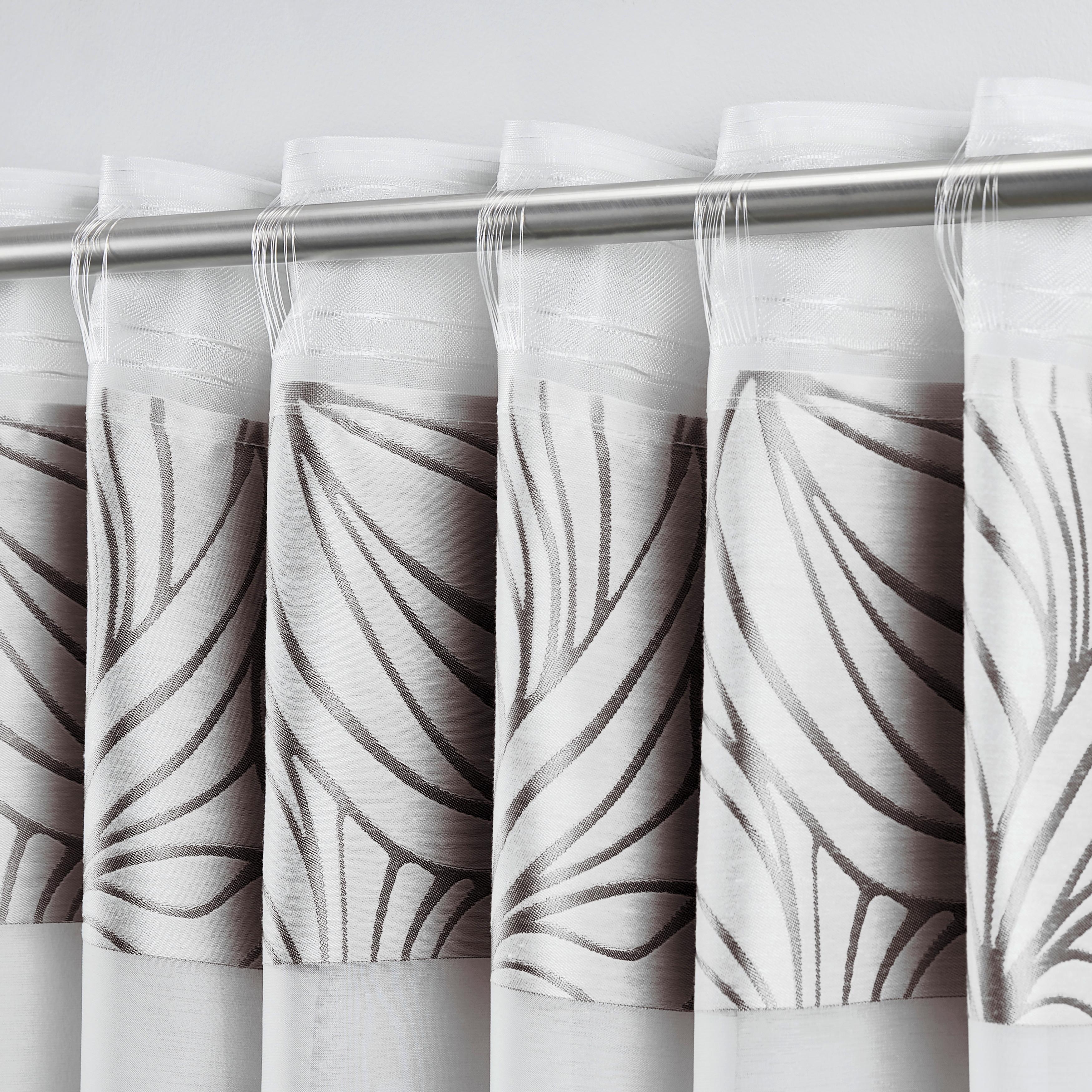 GARDINLÄNGD ANITA -AKT- - grå, Klassisk (140/245cm) - Modern Living