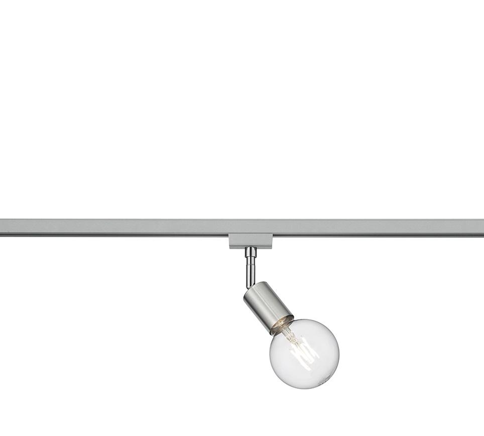 Schienensystem-Strahler Spot Duoline Nickelfarben max. 40 - Nickelfarben, Basics, Metall (4/13cm) - Trio Leuchten