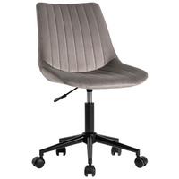 Scaun rotativ BLUSH - negru/gri, Modern, plastic/metal (50/81-93/57cm) - Modern Living