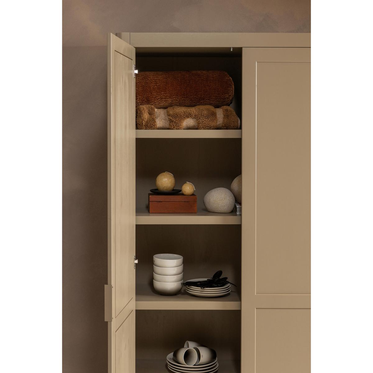 Mehrzweckschrank Gunnar Schlammfarben B: 120 cm - Schlammfarben, Design, Holz (120/217/48cm) - Livetastic