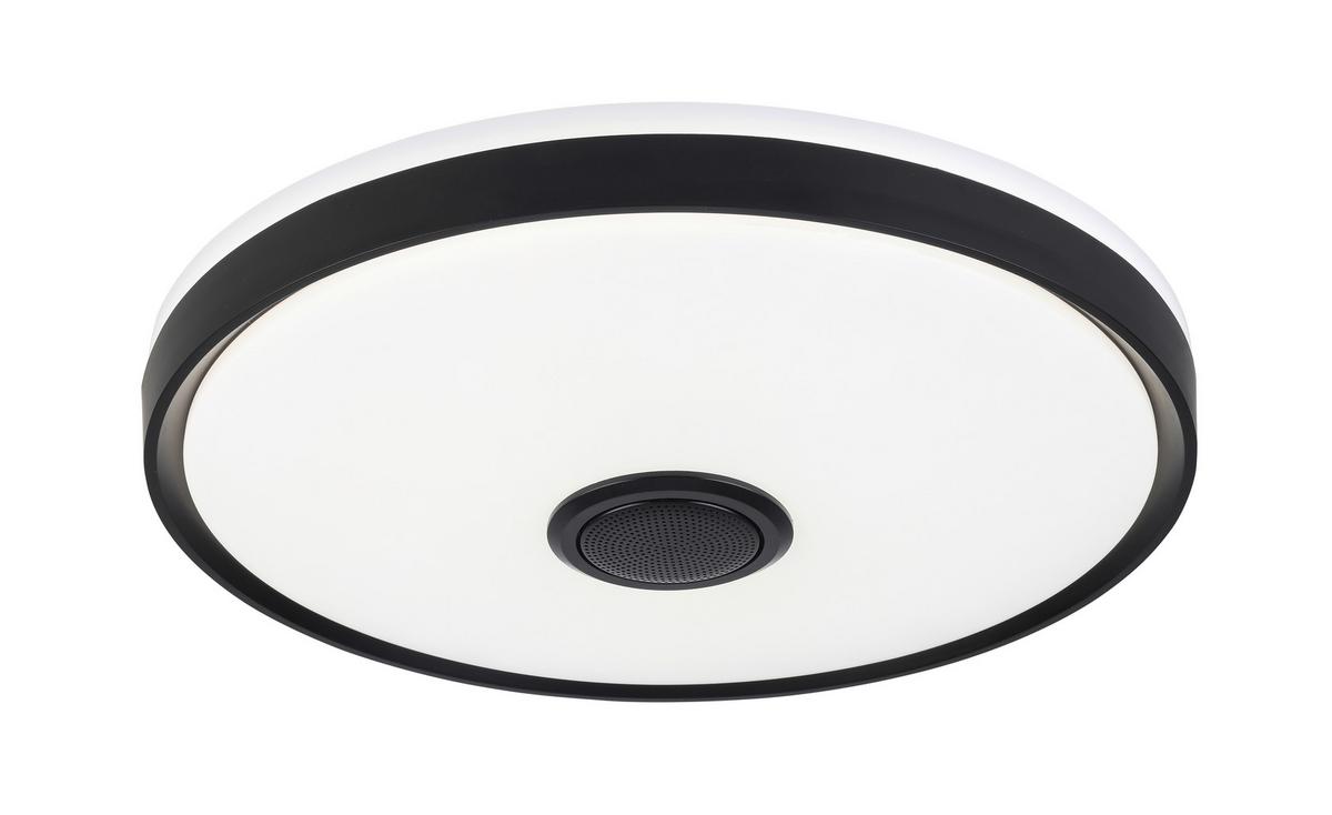Led Smart Mennyezeti Lámpa Mirsada - fekete/fehér, műanyag/fém (42/8,5cm) - Premium Living