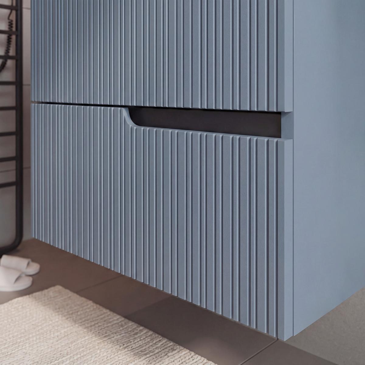 Element Ispod Umivaonika Winter - plava/antracit, Moderno, drvni materijal (60/51/46cm)
