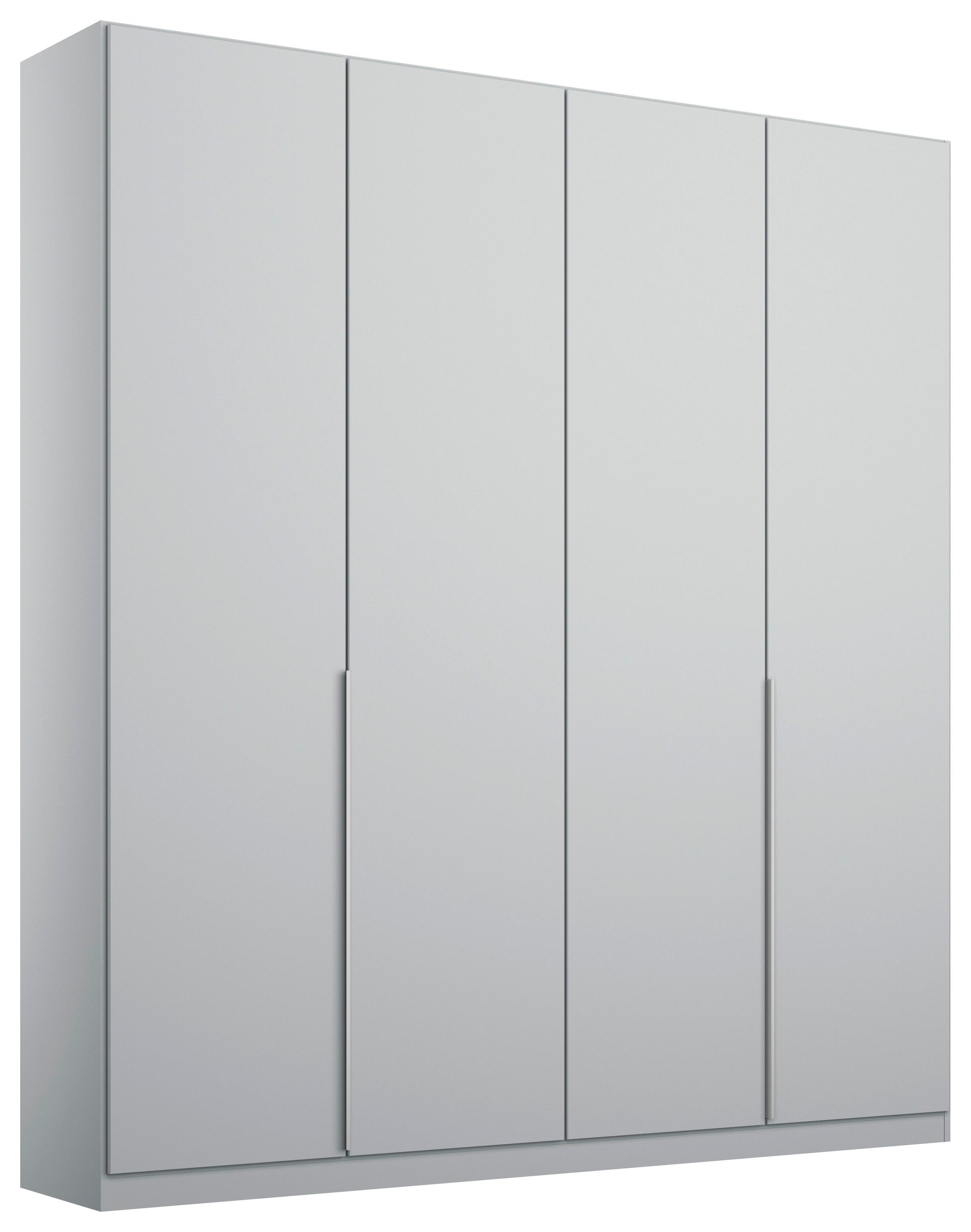 Dulap Cu Uși Rotative Alabama - gri deschis, Modern, material pe bază de lemn (181/229/54cm) - Modern Living