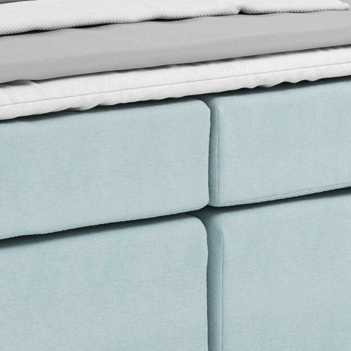 Boxspring Krevet Nero - boje mente/boje kroma, Konvencionalno, tekstil/metal (160/200cm) - Best Price