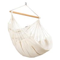 Hängesessel Comfort Hammock Chair Weiß - Weiß, KONVENTIONELL, Holz/Textil (110/160/180cm) - La Siesta