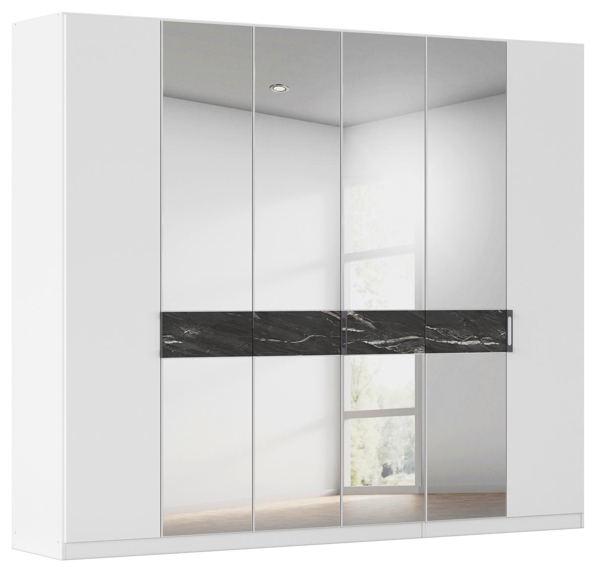 DULAP USI ROTATIVE VERSITY-D - argintiu/alb, Trend, material pe bază de lemn (271/229/54cm) - James Wood