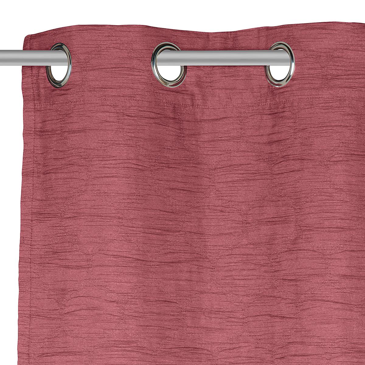 ZASŁONA NA PRZELOTKACH SAN MARCO - jagodowy, Basics, tkanina (135/245cm) - Esposa