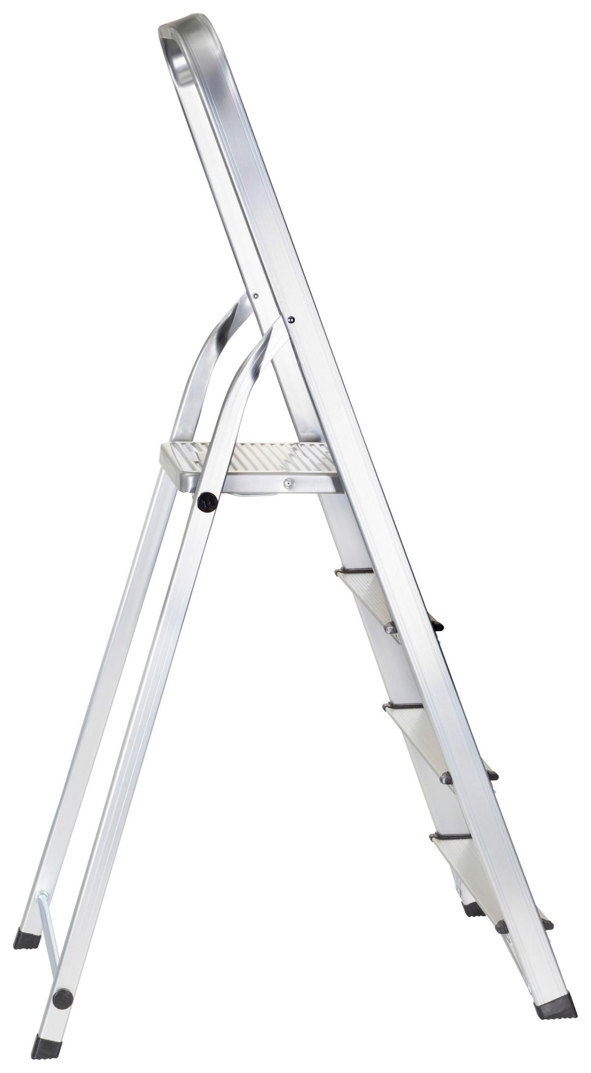 Lestev Solid Ii, Aluminij - barve aluminija, Basics, kovina (42/146,5/12cm) - MID.YOU