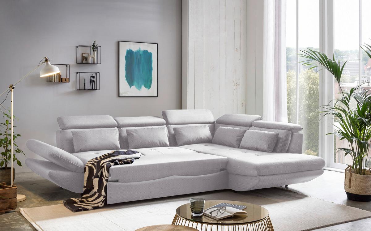 Sarokkanapé Park C724636 - szürke, Modern, textil (311/80/233cm)