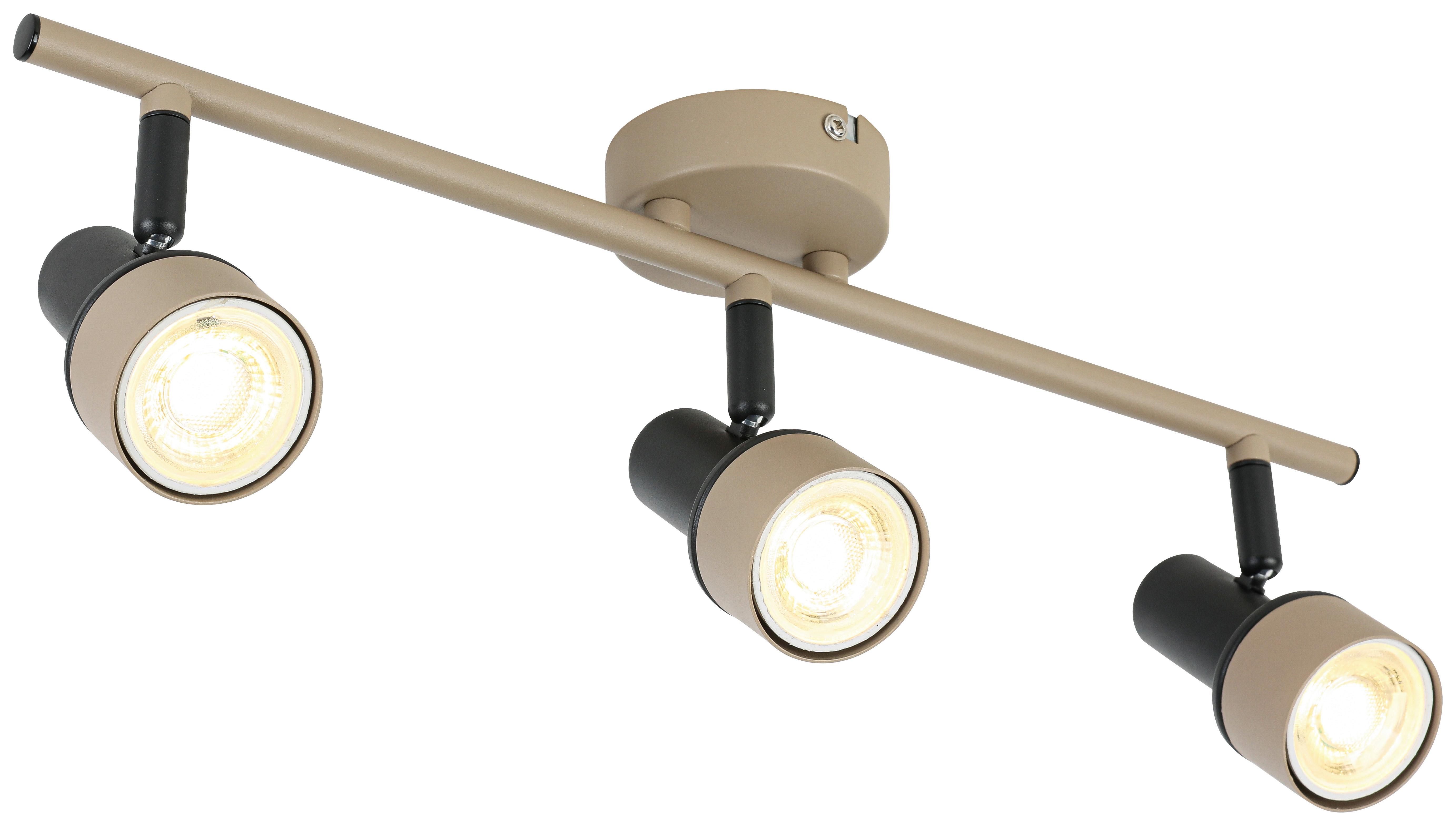 Reflektor Simba - črna/peščene barve, Romantika, kovina/umetna masa (45/9,7/13cm) - Mömax