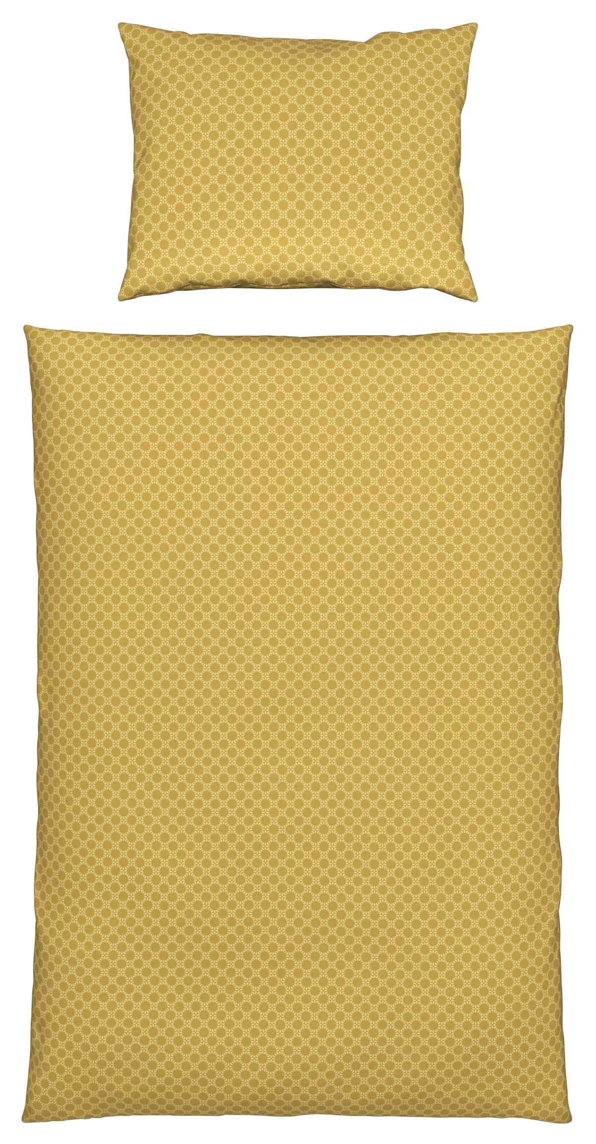 Ágyneműhuzat-garnitúra Mici - sárga/natúr színű, Konventionell, textil (140/200cm) - Modern Living