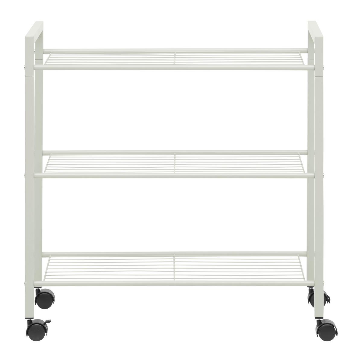 Cipőspolc Görgőkkel Lorelei - kasmírszínű, Modern, műanyag/fém (68/70/28cm) - Mömax