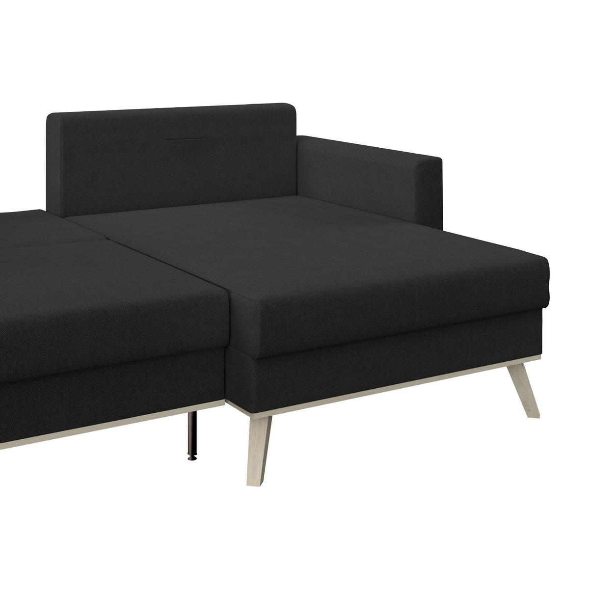 Kutna Garnitura Carini - boje hrasta/krem, Basics, tekstil/drvo (222/152cm) - Modern Living