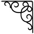 Wandhalter in Schwarz - Schwarz, Metall (3/19/19cm) - MÖMAX modern living