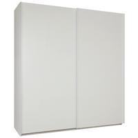 Schwebetürenschrank Lago in Weiß ca. 203x222x60cm - Weiß, MODERN, Holzwerkstoff/Metall (203/222/60cm) - Mömax