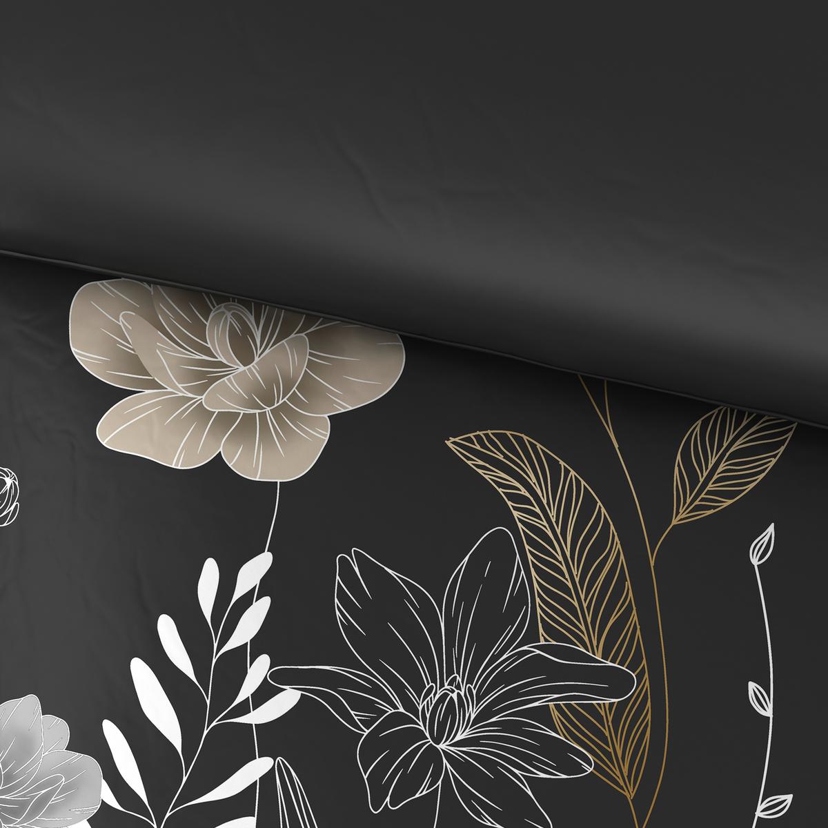 Bettwäsche Nala in Grau ca. 135x200cm - Anthrazit, ROMANTIK / LANDHAUS, Textil (135/200cm) - Mömax