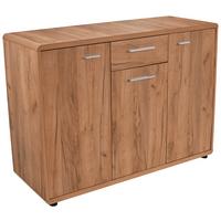 Comodă FONTANA - culoare lemn stejar, Modern, material pe bază de lemn (132/87/40cm) - Modern Living