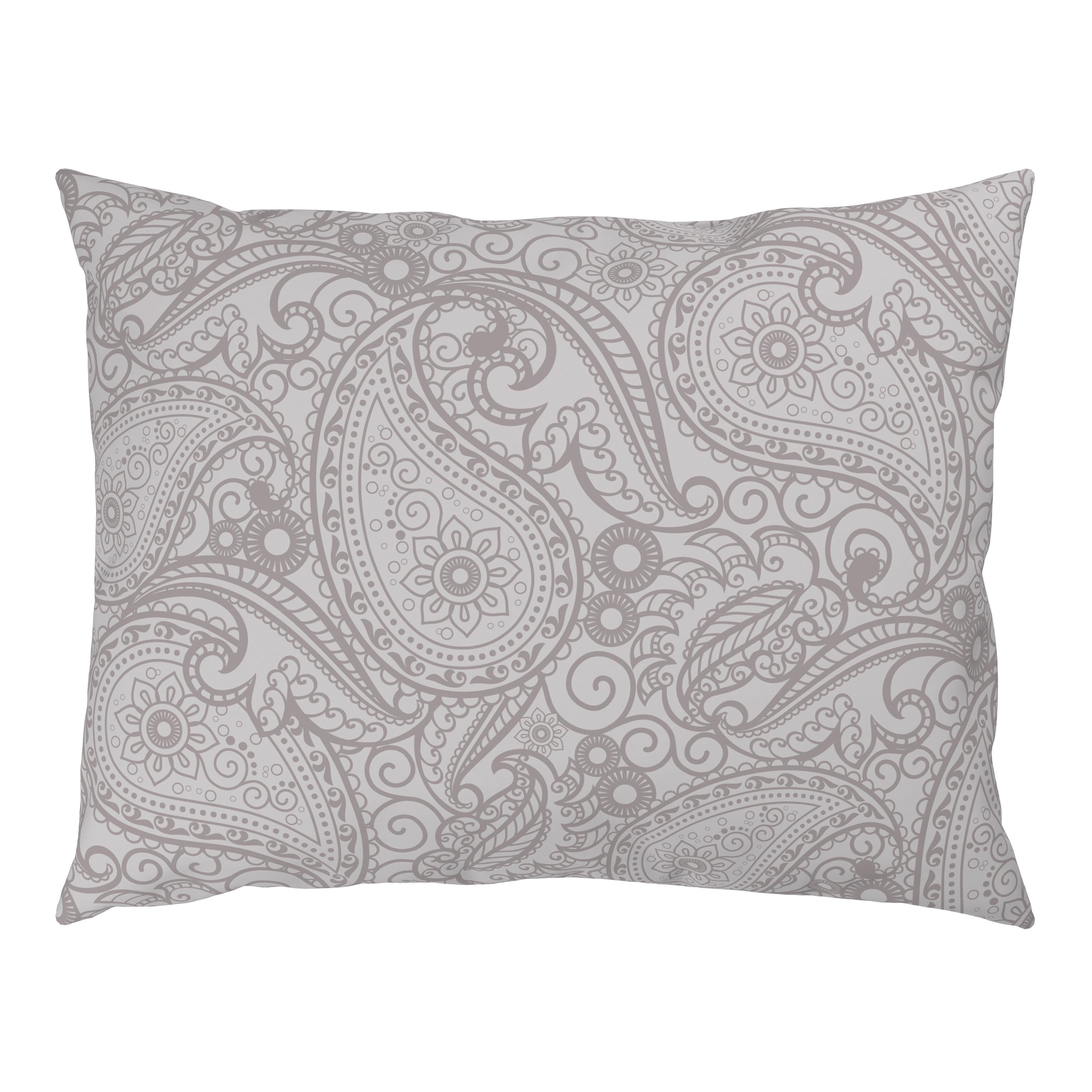 Lenjerie de pat Paisley cca. 200x220/2x50x70 cm - roz antic, textil (200/220cm) - Mömax