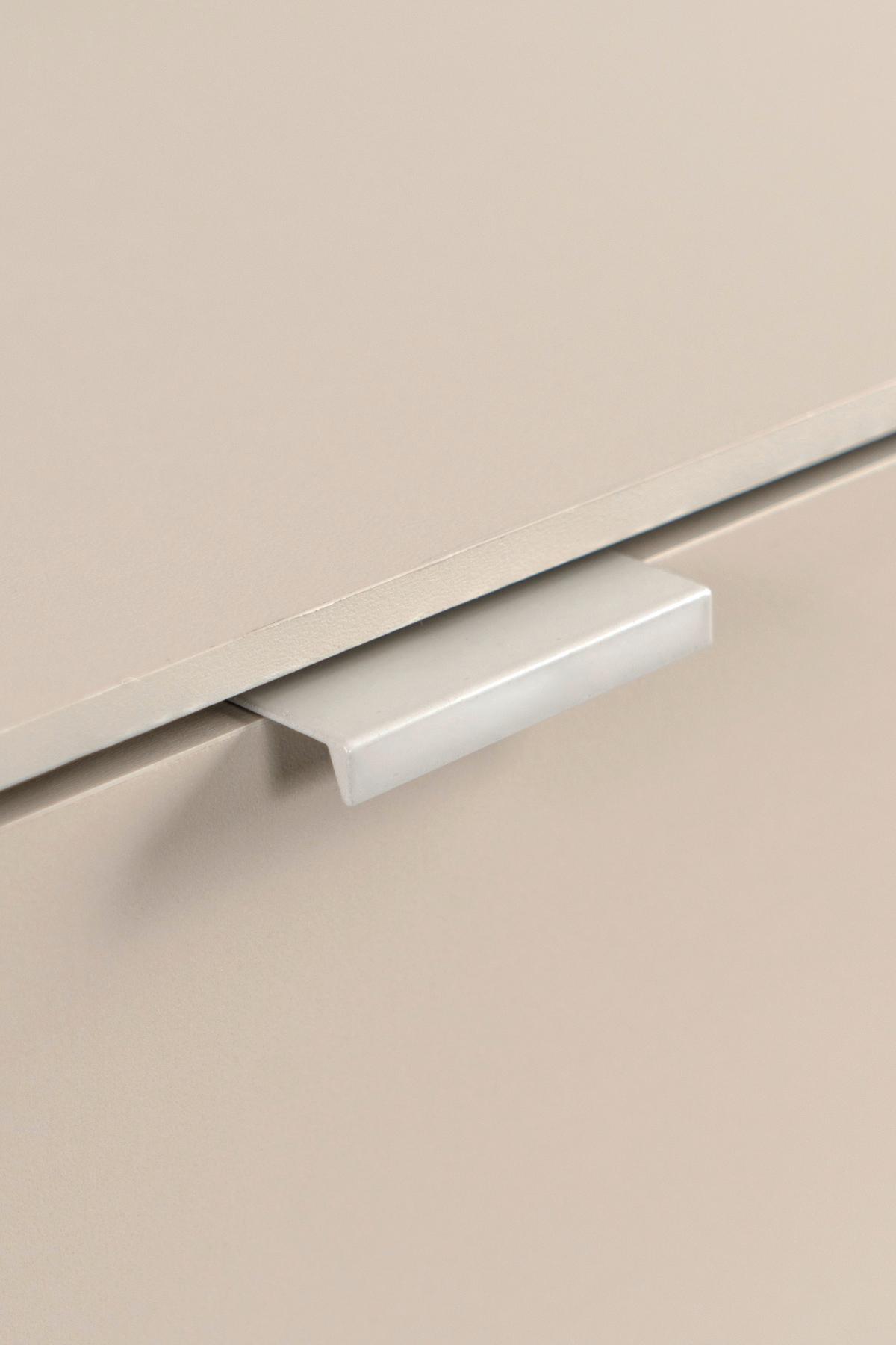 KOMODA NISKA SIVAS 57A LOWBOARD - kolor piaskowy, Design, materiał drewnopochodny/tworzywo sztuczne (160/62/37,5cm) - MID.YOU
