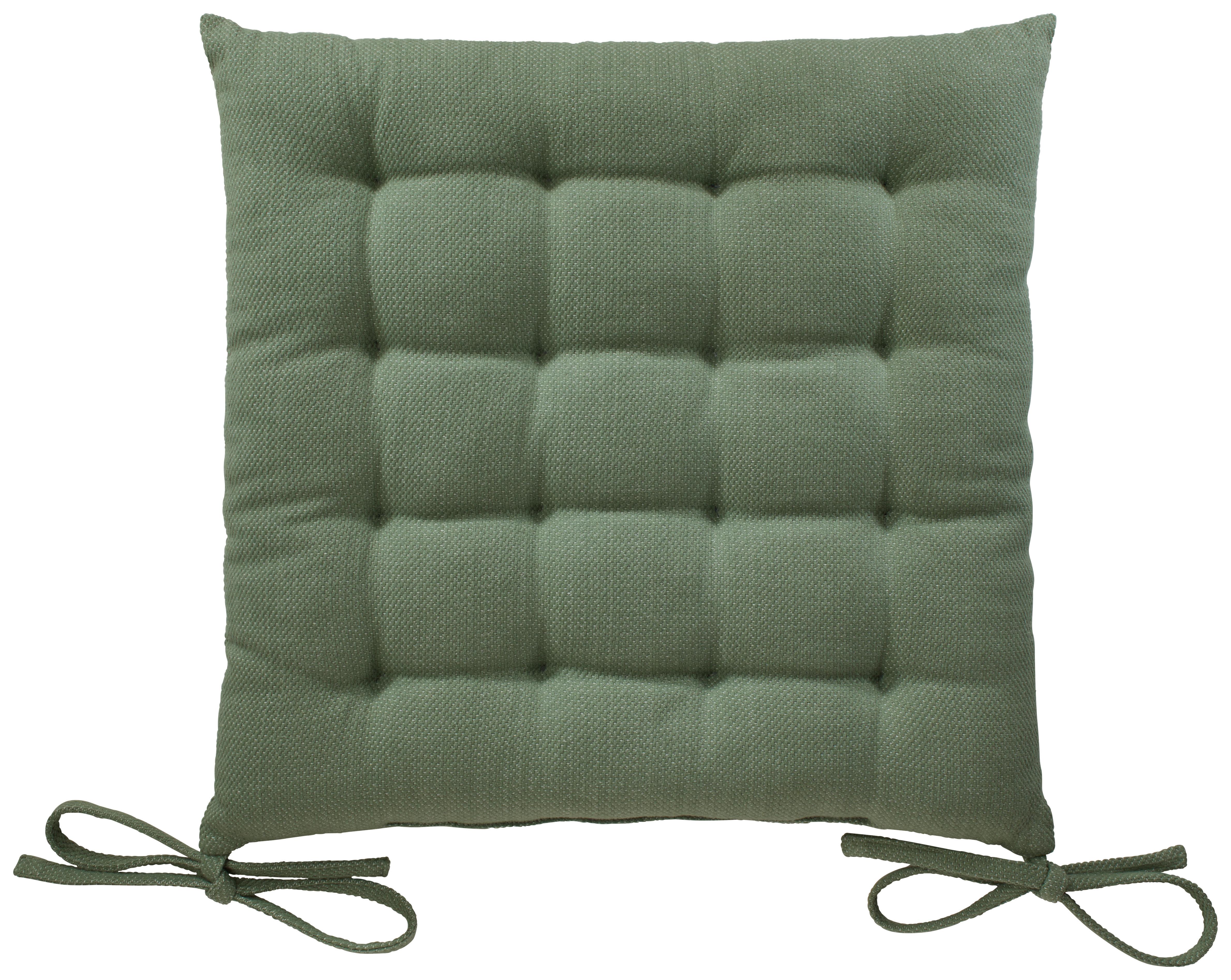 Sedežna Blazina Chris - zelena, Moderno, tekstil (40/40cm) - Premium Living