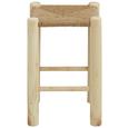 Hocker Natur - Naturfarben, MODERN, Holz/Textil (31/47/31cm) - Modern Living Hocker Natur - Naturfarben, MODERN, Holz/Textil (31/47/31cm) - Modern Living