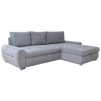 Coltar extensibil SOLAR - gri deschis/alb, Design, textil (277/175cm) - Modern Living