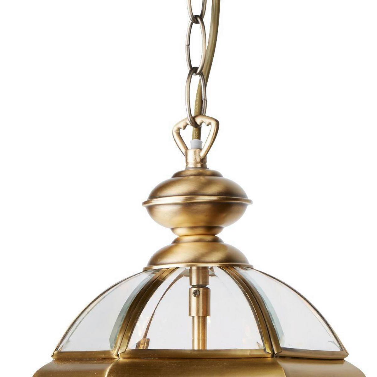 Függőlámpa Bevelled 7133ab - Konventionell, üveg/fém (22/37cm)