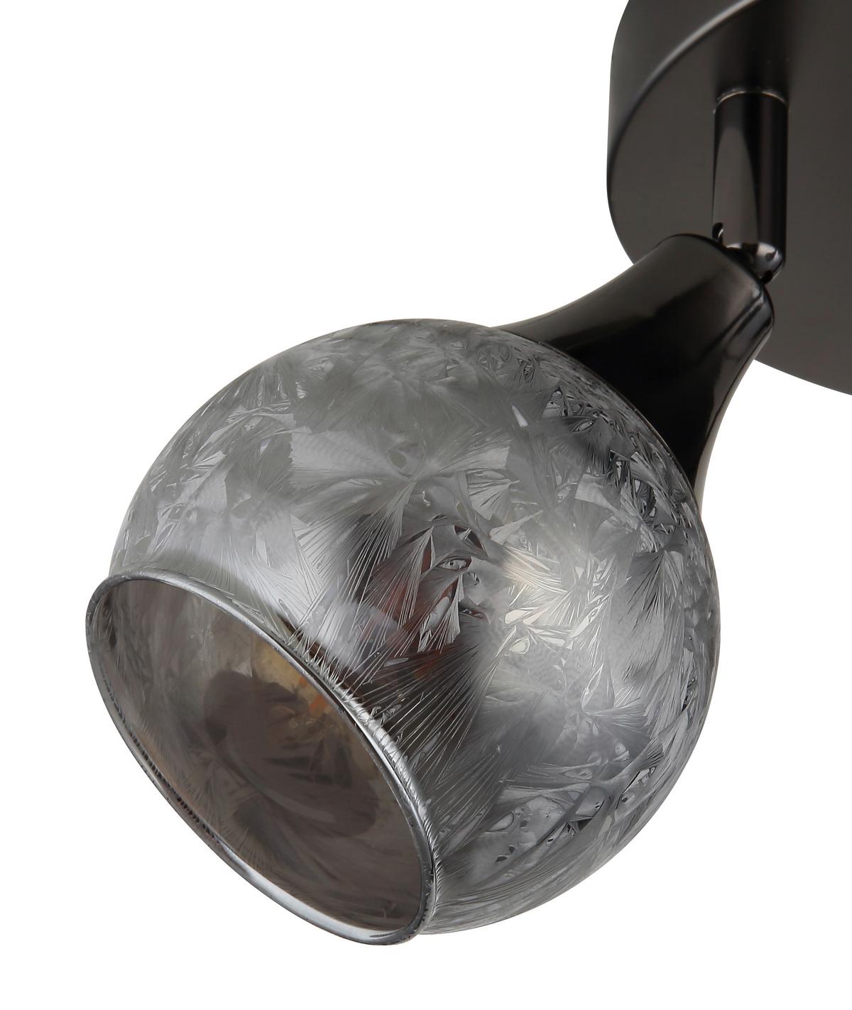 Reflektor Frosta - siva/crni krom, Basics, staklo/metal (32/16,5cm) - Globo